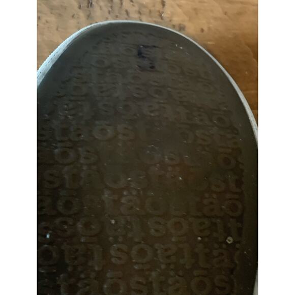 Taos EZ Soul Women's Size 7 Shoes Blue Wash Canvas Slip On Mule Sneakers - Picture 14 of 15